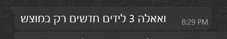 3 לידים חדשים